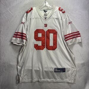 New York Giants #90 Jason Pierre-Paul Nike NFL On Field Mens Sz 56 White Jersey